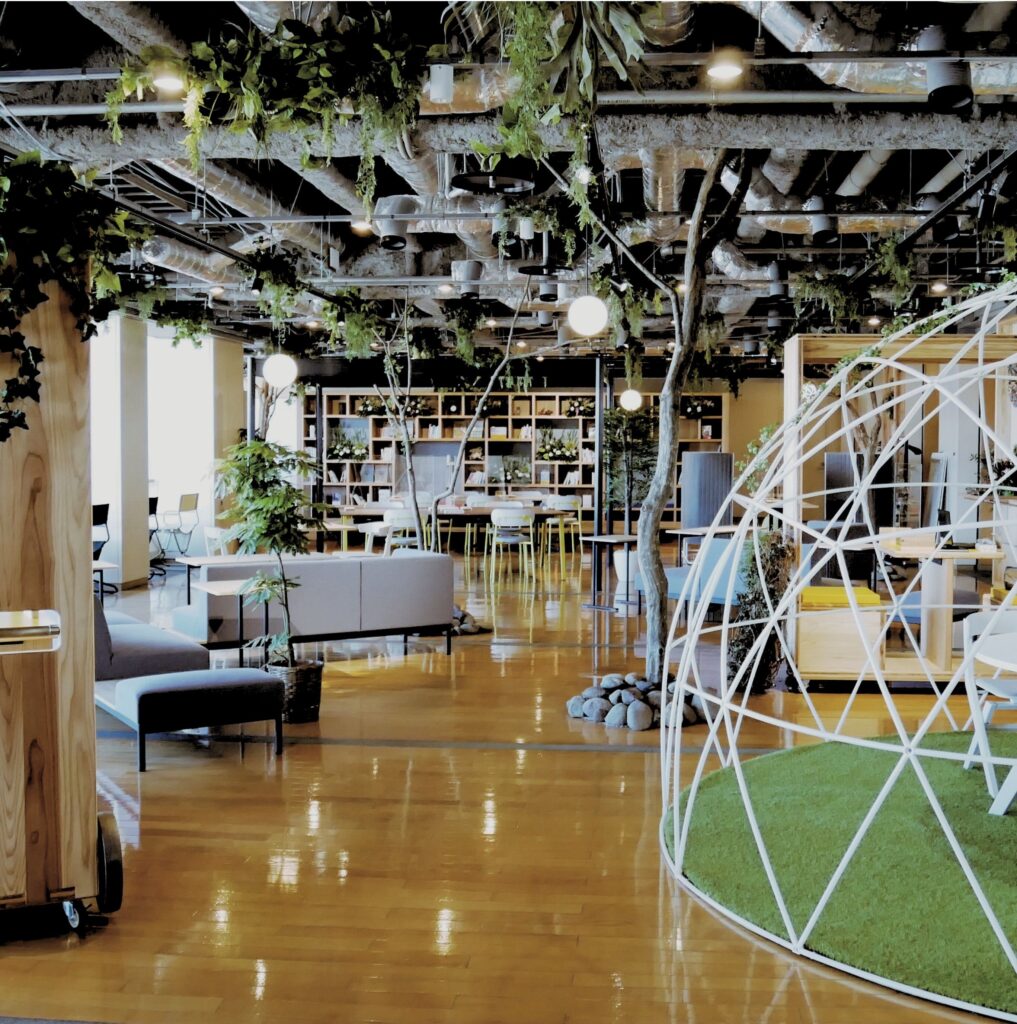 写真：NETSUGEN スペース内の様子